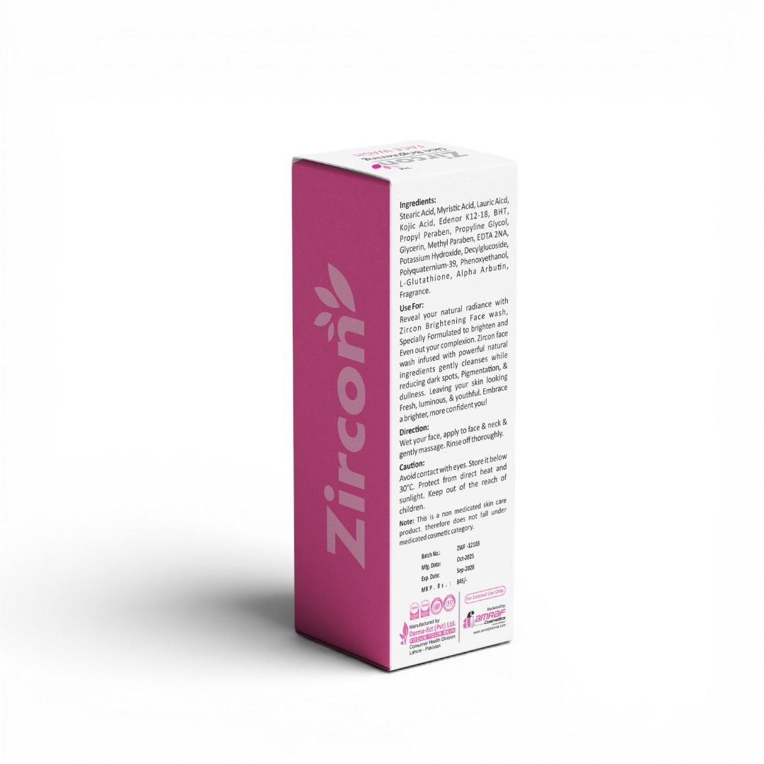 Zircon Whitening Face Wash – 70ml