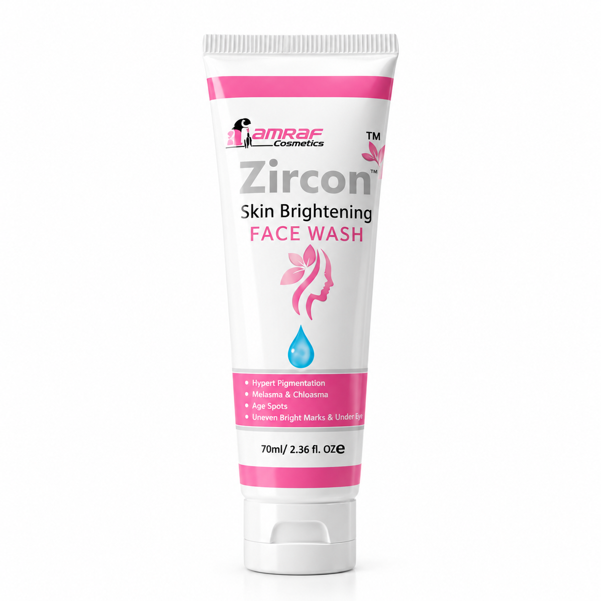 Zircon Whitening Face Wash – 70ml