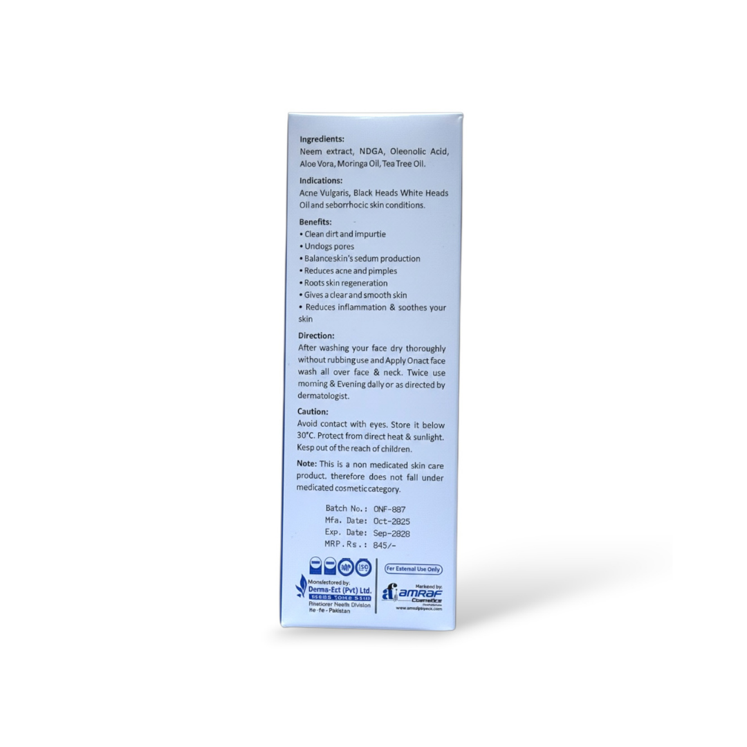 Onact Anti Acne Face Wash - 70ml